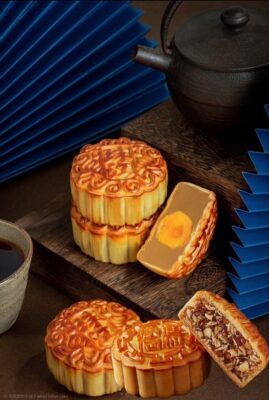 hương đậu xanh trong bánh trung thu