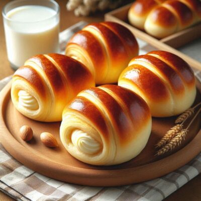 bánh mỳ ngọt thơm hương sữa