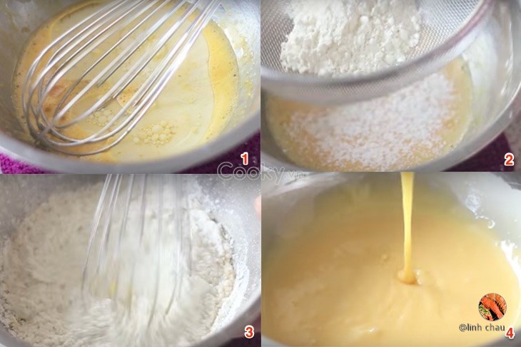 Cách làm bánh bông lan cuộn