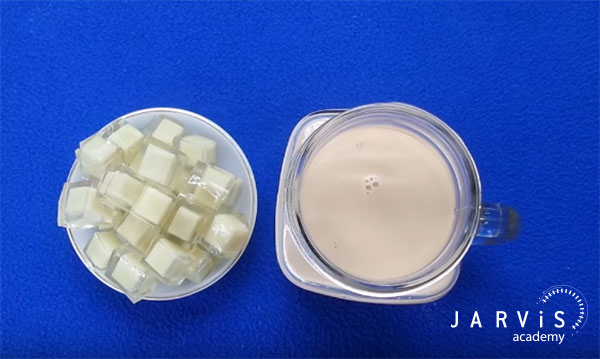 thạch khoai môn trà sữa