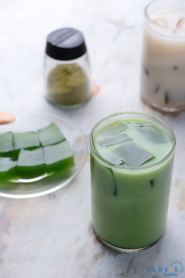 thạch trà sữa thái