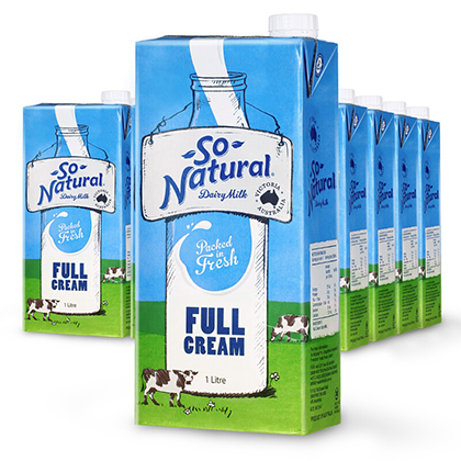 Sữa tươi nguyên kem So Natural - 1L | Nguyên liệu pha chế