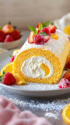 Hương cam nhũ cho bánh bông lan